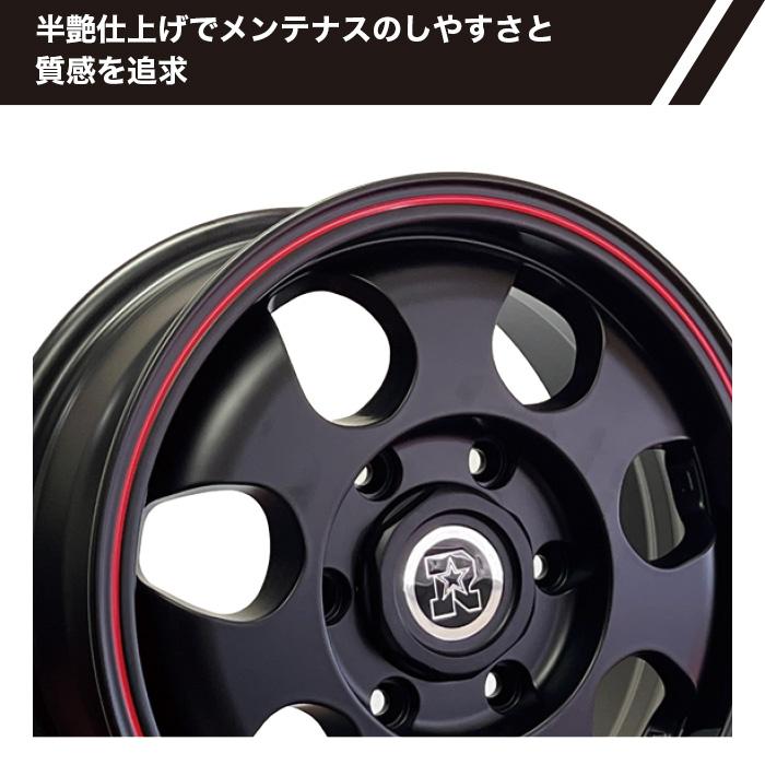 RIVAI NOX 15×6.0J 6/139.7 +32 MB/RED リヴァイ ノックス マット